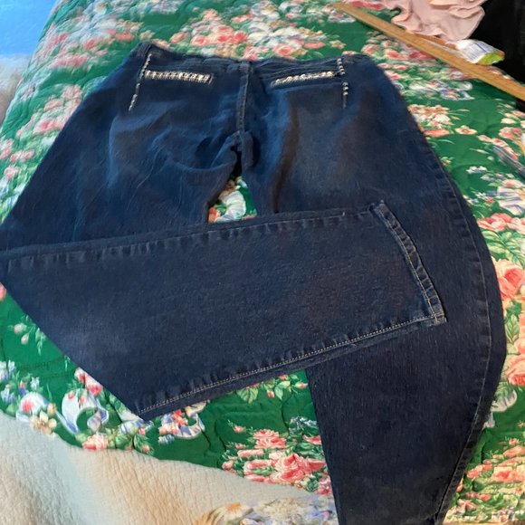Fashion Power Jeanswear Bling Ladies Jeans~XL - Picture 9 of 10